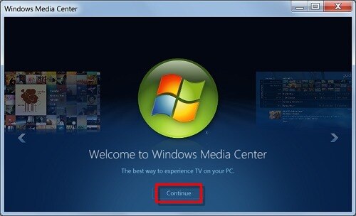  Media Center  Windows 7  -  2
