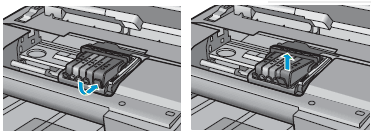 Image: Remove a cartridge from its slot.