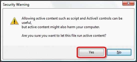 Enable Activex In Vista