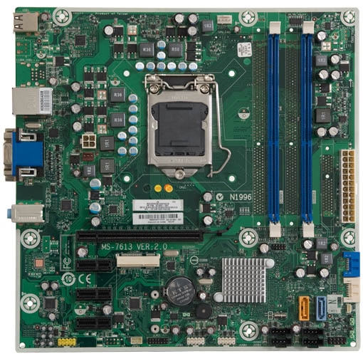 HP and Compaq Desktop PCs - Motherboard Specifications, MS-7613