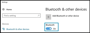 Включение и выключение Bluetooth