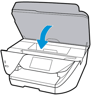 Chiusura dello sportello di accesso alle cartucce di inchiostro