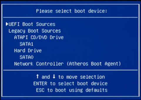 HP PCs - Error: The boot selection failed beca