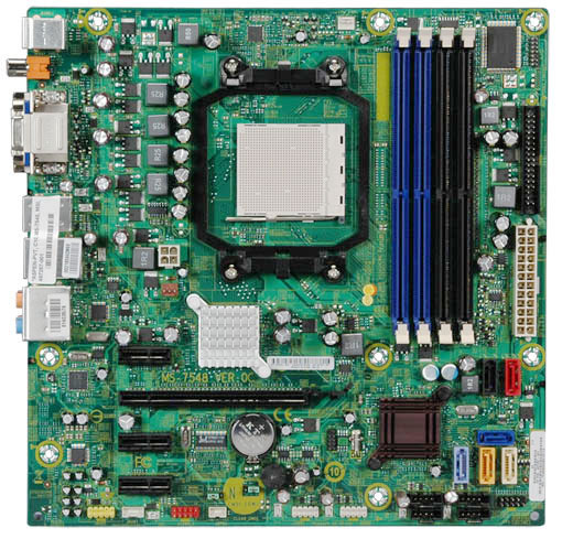 HP and Compaq Desktop PCs - Motherboard Specifications, MSI MS-7548