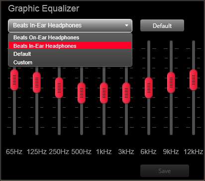 hp settings equalizer graphic beats audio windows support console pcs figure setup screen