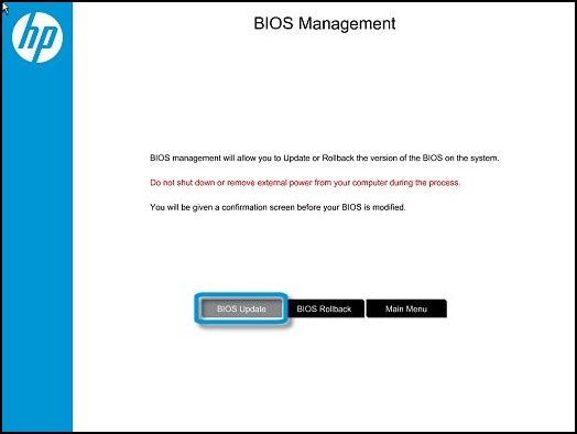 BIOS Management: BIOS Update