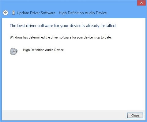 Windows ha actualizado correctamente el software de controlador