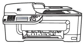Abbildung: HP Officejet 4500 All-in-One-Drucker.