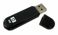 Photograph of a USB drive