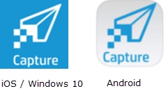 HP JetAdvantage Capture icon for iOS, Windows, and Android