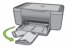 Image: Pull out the paper tray extender