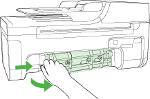 Graphic: Removing the rear access door