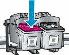 Illustration of removing the cartridge from its slot.