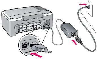 Illustration of the product electrical connections
