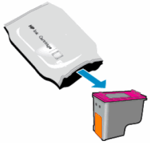 Image: Remove the ink cartridge from its package
