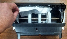 Image: Remove jammed paper from inside the duplexer.