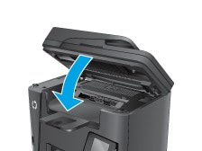 Lower the scanner assembly