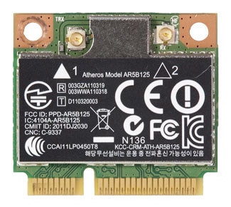 Wireless card - top view