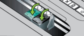 Image: Close the cartridge latch