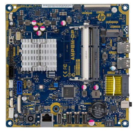 March-K motherboard top view