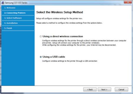 Samsung Laser Printers - How to Setup a Printer on a Wireless Network  Through USB in Windows | HP® Customer Support