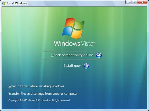 Install Vista From Anytime Upgrade