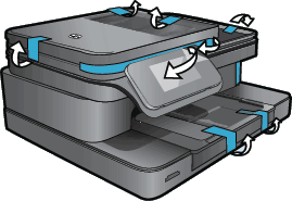 HP Photosmart 7520 Printers - First Time Printer Setup | HP® Customer  Support