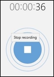 Stop recording