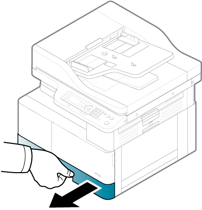 hp printer how to use specific trays