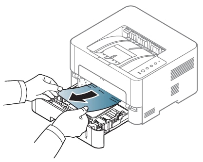 Samsung Xpress SL-M3015 lézernyomtató - Papírelakadás megszüntetése | HP®  Ügyféltámogatás