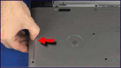 how to open cd drive on hp laptop