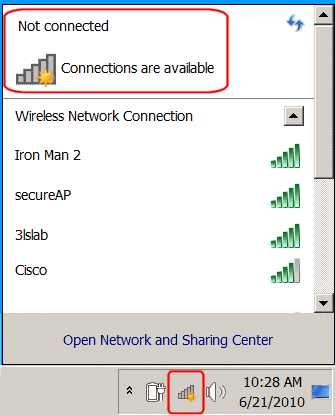 Connecting Multiple Wireless Networks Vista