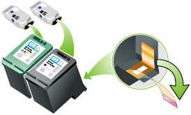 Replacing Cartridges for HP Officejet H470, H470b, H470wbt, and H470wf  Mobile Printers | HP® Customer Support