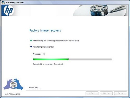 Windows Vista Factory Restore No Cd