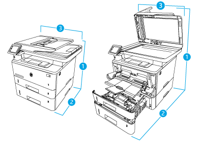 HP LaserJet Pro MFP M329, M428, M429 - Especificaciones de la impresora |  Soporte al cliente de HP®