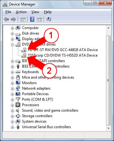 Device Manager Icons Vista
