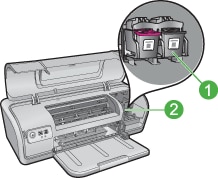HP Deskjet D730 Printer - Description of the External Parts of the HP  Printer | HP® Customer Support