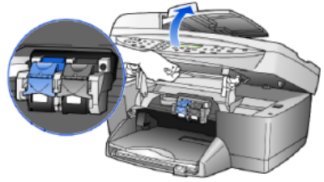 HP Officejet 6100 Series and HP Digital Copier Printer 410 - Replacing the Print  Cartridges | HP® Customer Support