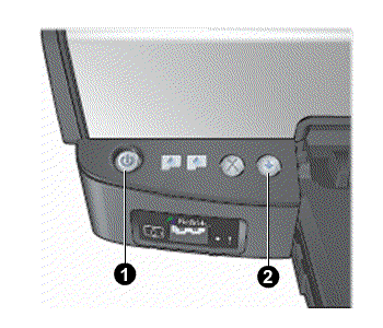 hp d2460 printer flashing indicator