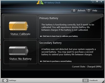 No battery is detected vista hp recovery