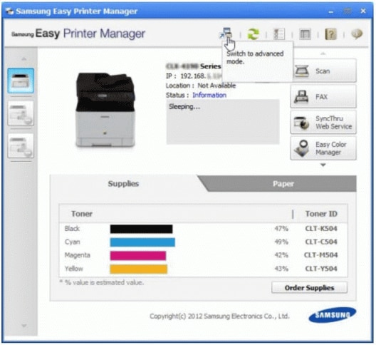 Stampanti laser multifunzione Samsung: durante la scansione su PC, viene  visualizzato il messaggio "Non disponibile" | Assistenza clienti HP®