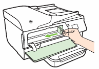 Image: Move the carriage to the left of the printer