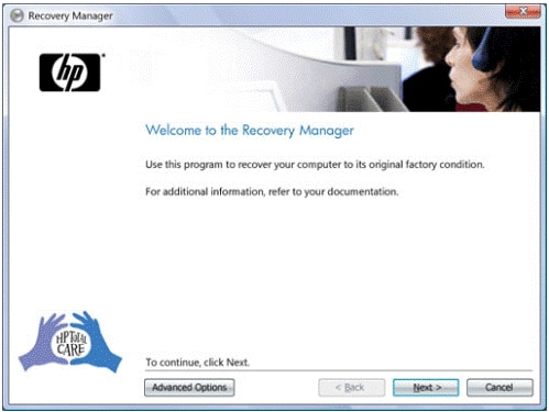 download hp windows vista recovery disk