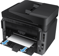 HP Color LaserJet Pro MFP M176n and M177fw Printers - Clear a Paper Jam  From the Input Tray or the Output Tray | HP® Customer Support