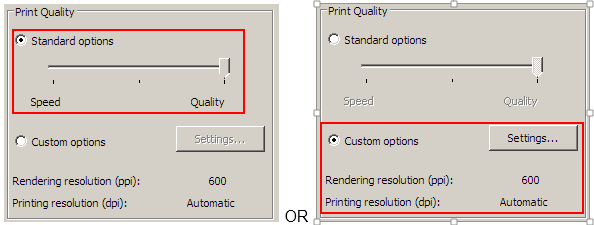 HP Designjet T120 és T520 e-nyomtatósorozat - Speciális nyomtatási  beállítások | HP® Ügyféltámogatás