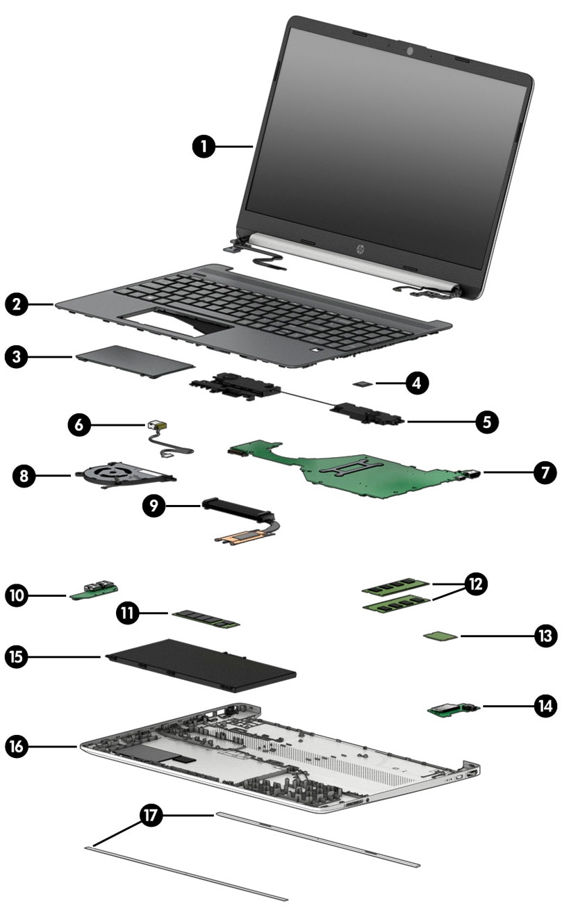 HP 300-1025 PC replacement computer parts from a working PC pick part you  need
