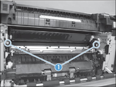 HP Color LaserJet CP5225 és CP5525 nyomtatósorozat - A közbenső  továbbítószalag (ITB) előkészítése a szállításra | HP® Ügyféltámogatás