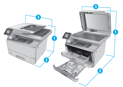 HP LaserJet Pro MFP M426, M427 - A nyomtató műszaki adatai | HP®  Ügyféltámogatás