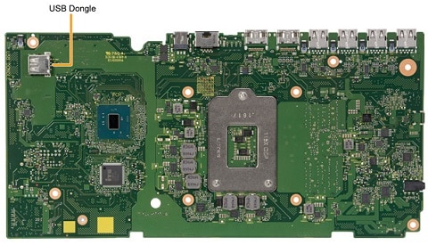 The Silverstone motherboard bottomview