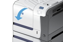 HP LaserJet Enterprise 500 - Austauschen der Druckpatrone | HP®  Kundensupport
